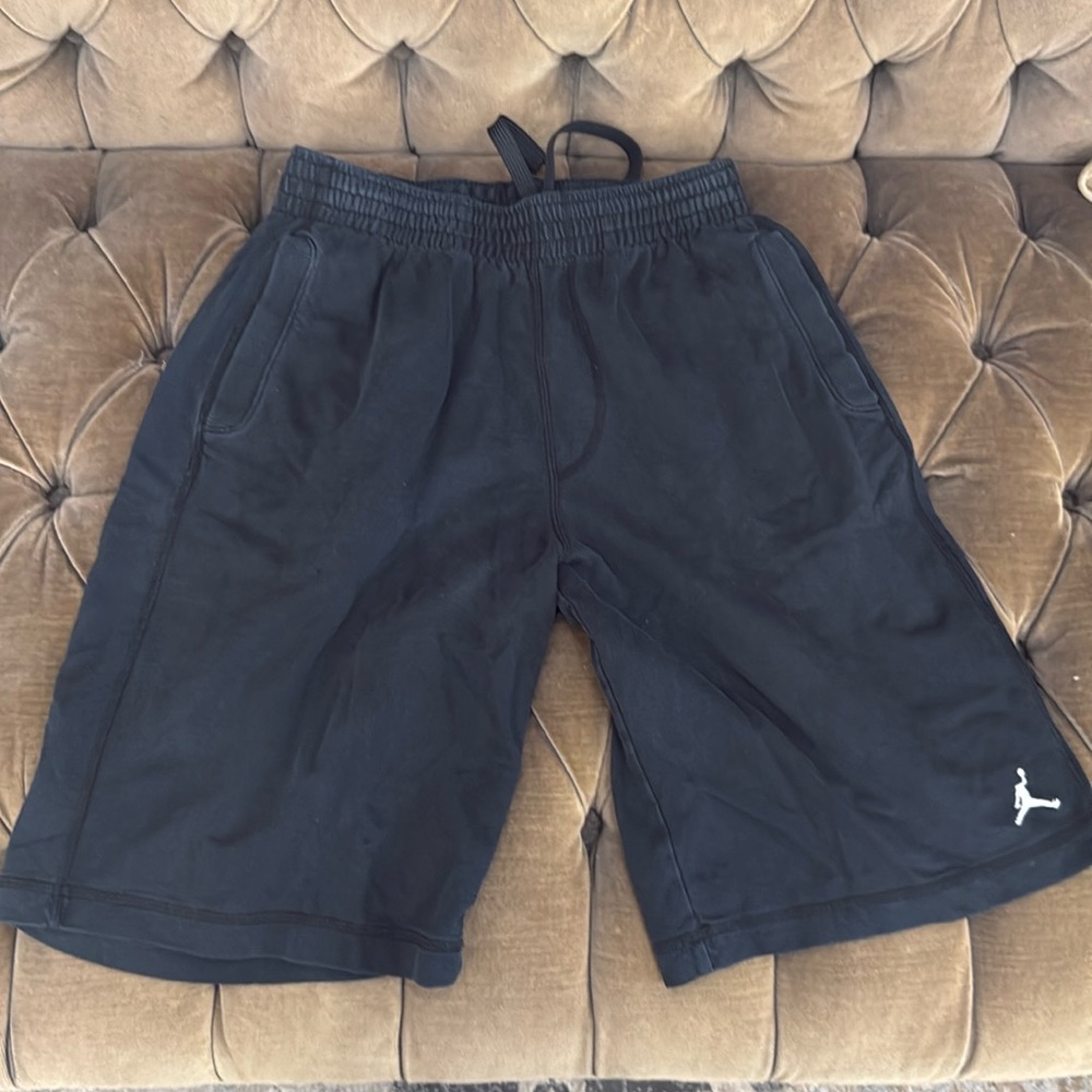 Black Air Jordan Cotton Shorts